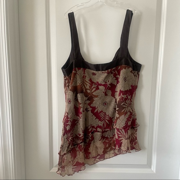 Nine West Silk Surplice Sleeveless Top 14 - Picture 3 of 10